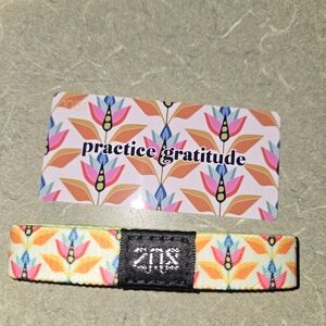Pink and Orange Geometric  Zox Wristband
